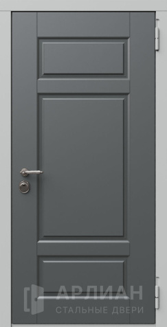 Фото «Серая входная дверь с матовым покрытием №710»