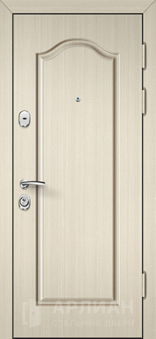 Фото «Одностворчатая входная дверь белого цвета для стандартного проема №11»